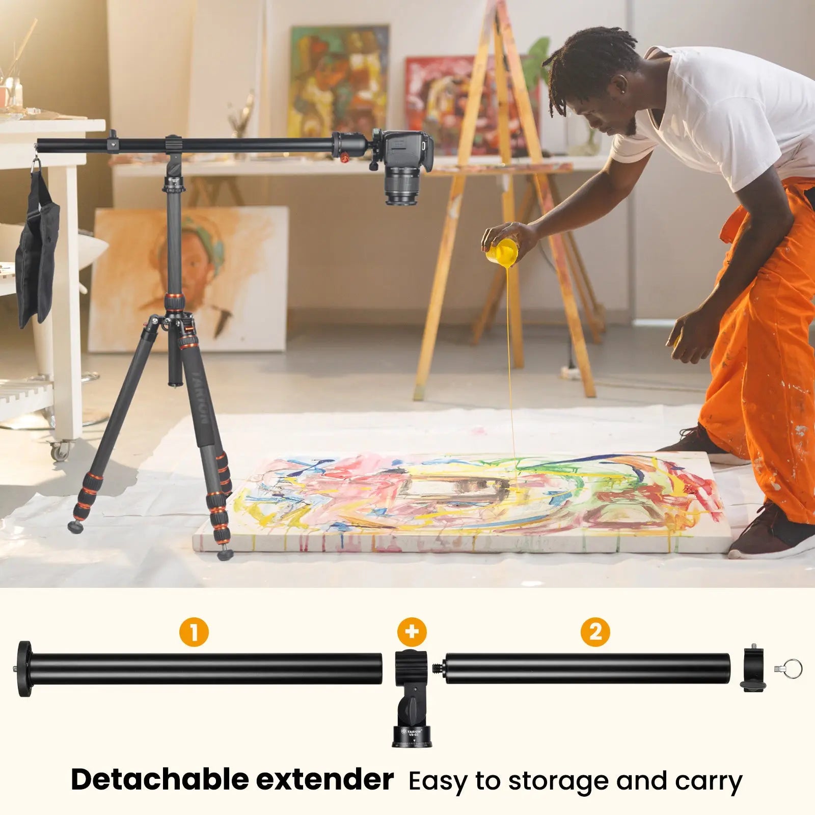 TARION VB-03+ Overhead Tripod Extension Arm TARION