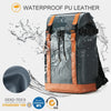 Leather Camera Backpack Venizia TARION
