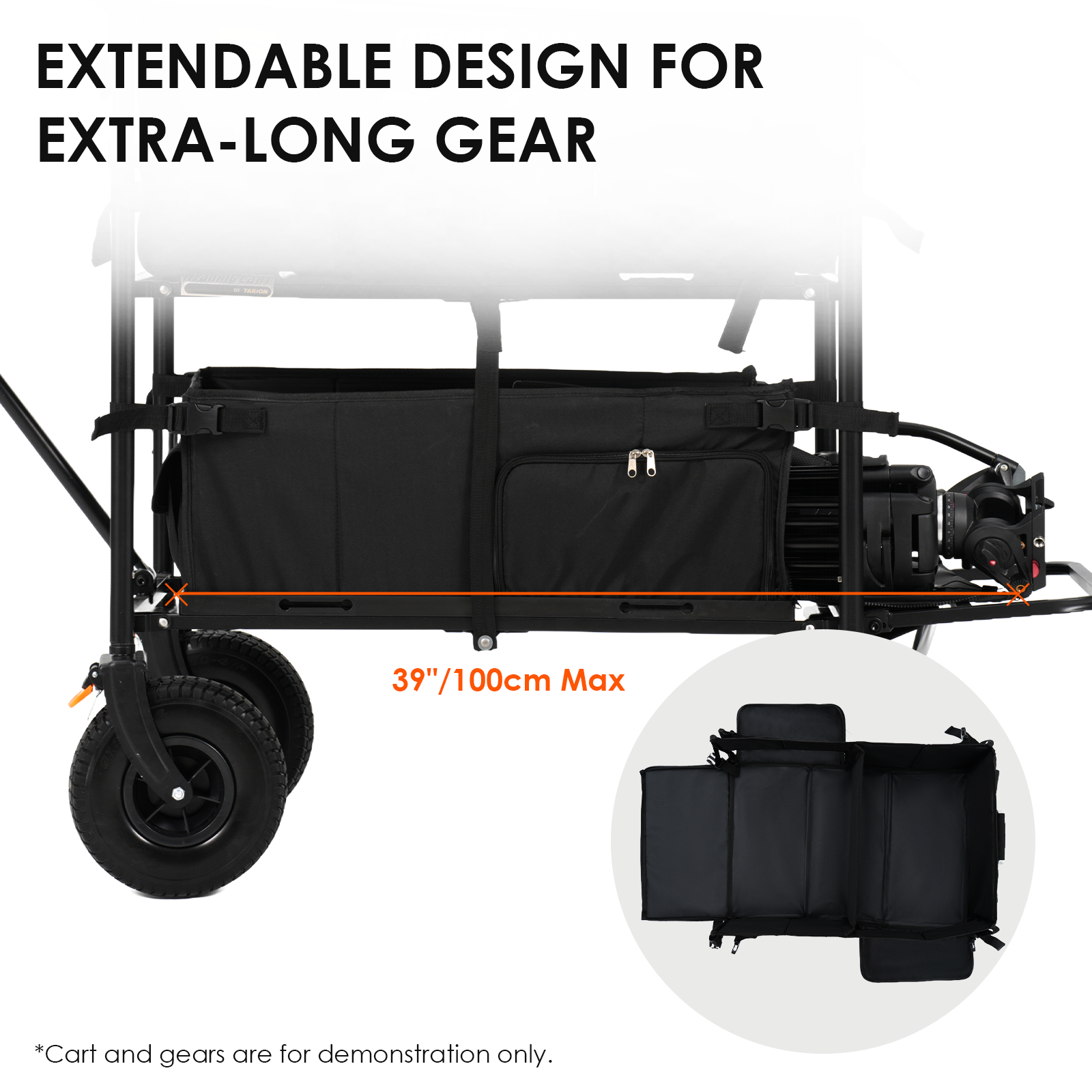 Foldable Organizer for Titanrig Cart Base