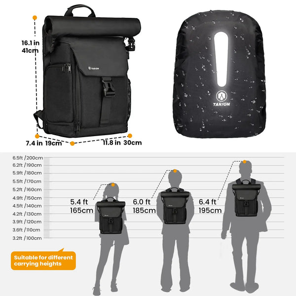 SP-01 Rolltop Camera Backpack TARION