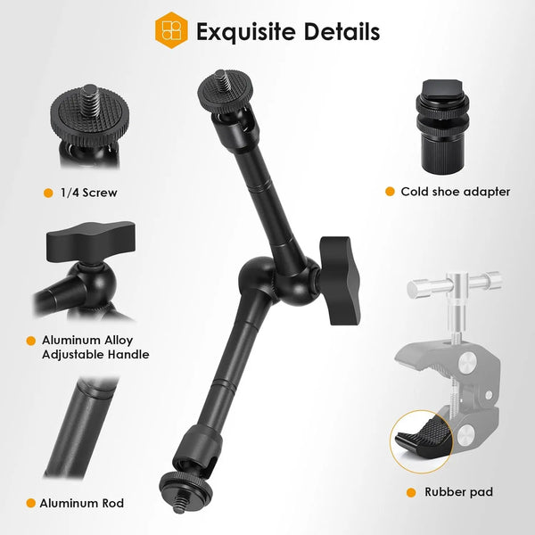11 Inch Magic Arm with Super Clamp TARION