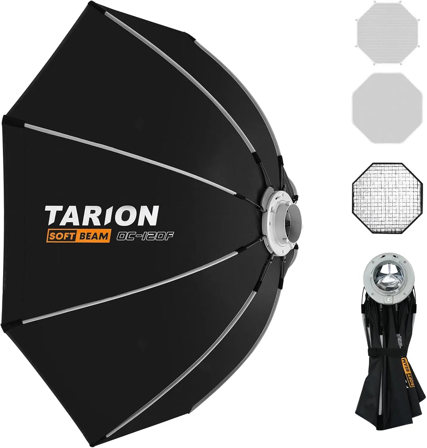 SOFTBEAM Quick-Fold Octagonal Softbox 65/90/120 CM TARION