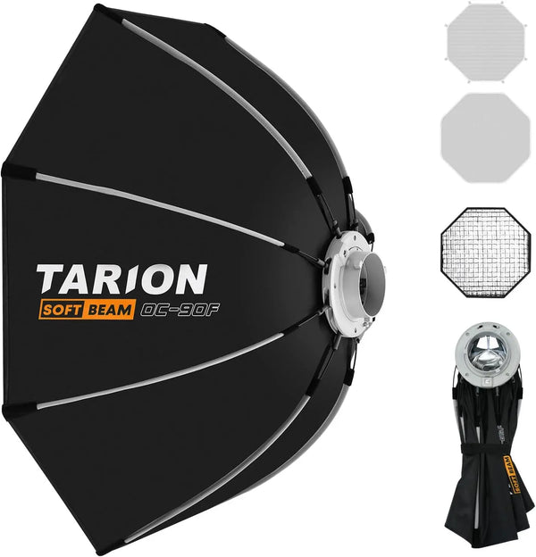 SOFTBEAM Quick-Fold Octagonal Softbox 65/90/120 CM TARION