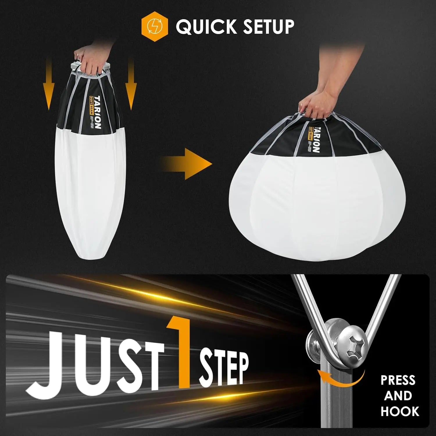 SOFTBEAM Quick-Fold Latern Softbox TARION