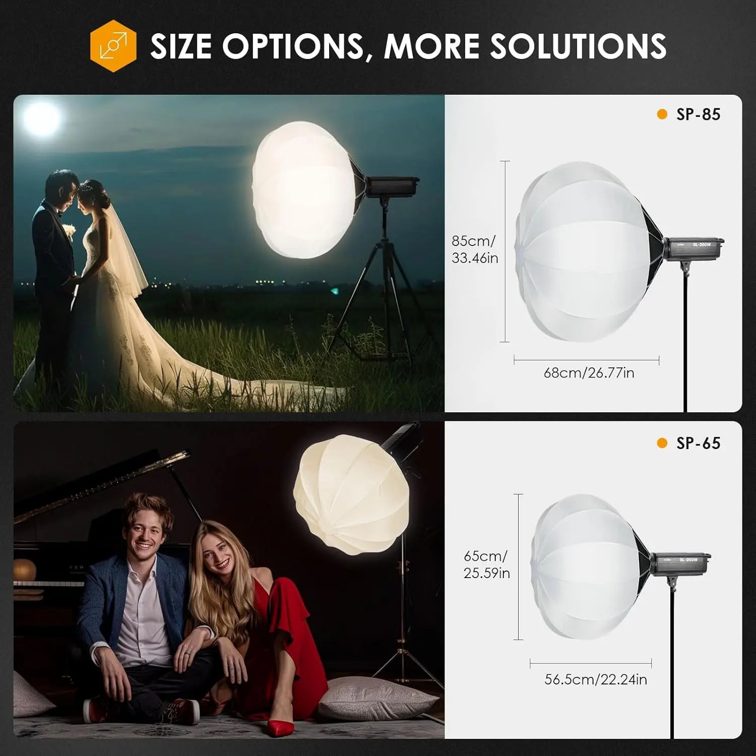 SOFTBEAM Quick-Fold Latern Softbox TARION