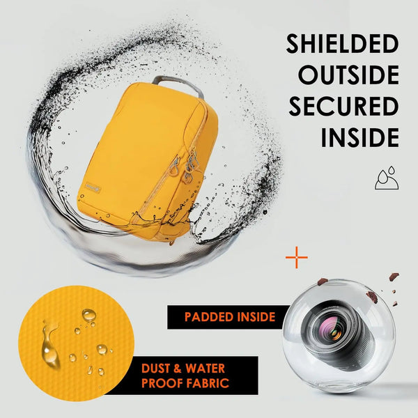 TR-L Slim Camera Backpack Yellow TARION