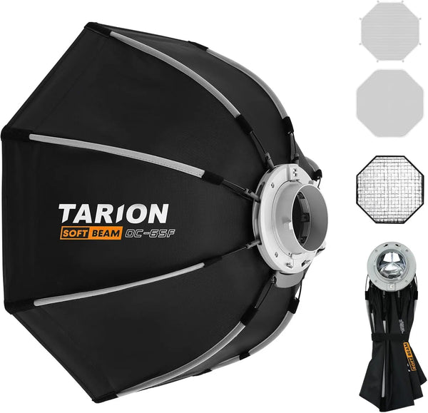 SOFTBEAM Quick-Fold Octagonal Softbox 65/90/120 CM TARION