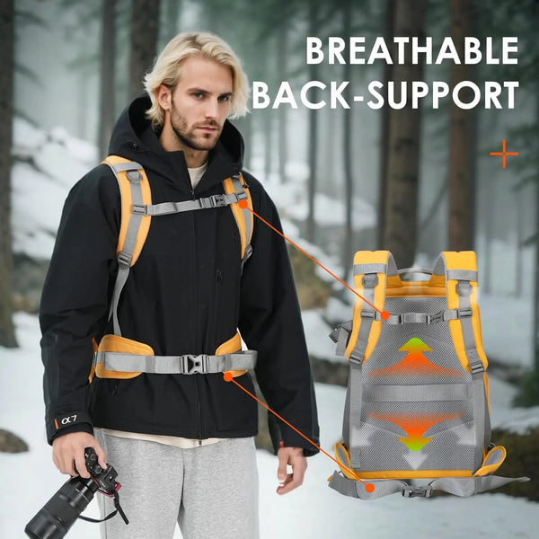 TR-XL Slim Camera Backpack Yellow TARION