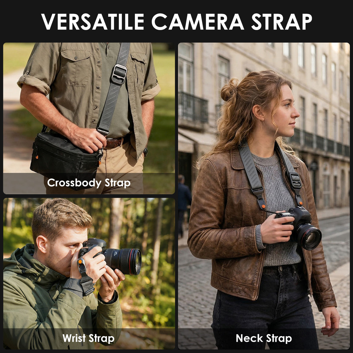 Quick-Release Magnetic Camera Strap