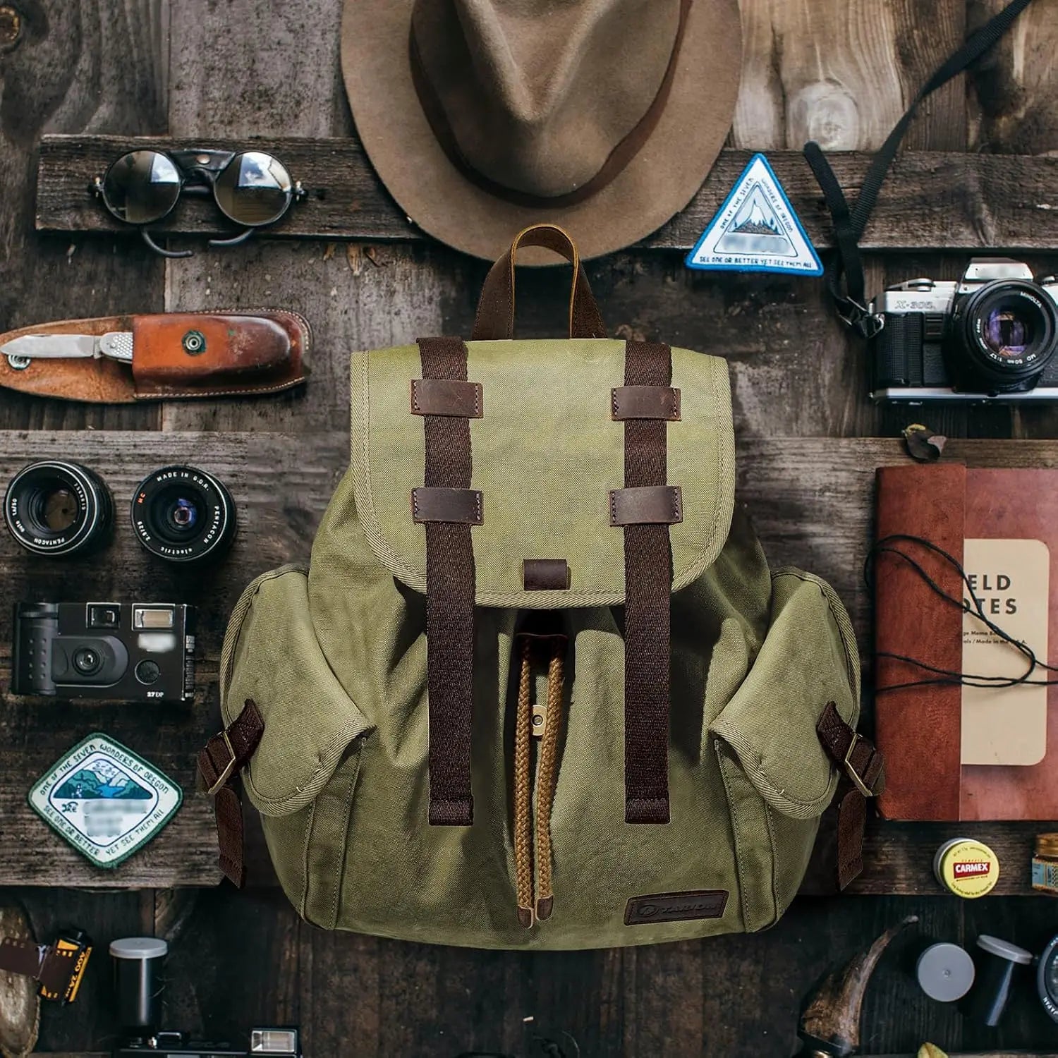 Canvas Camera Backpack Michael TARION