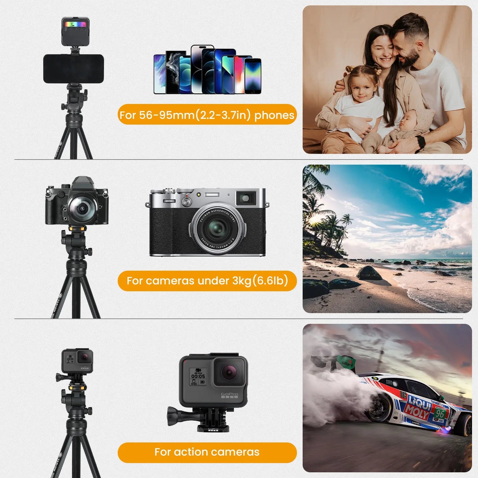Travel Tripod Squorpion TARION