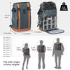 Leather Camera Backpack Venizia TARION