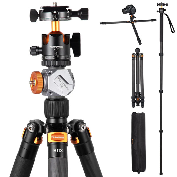 H11X Carbon Fiber Tripod + MC-H01 Infinity Cube TARION