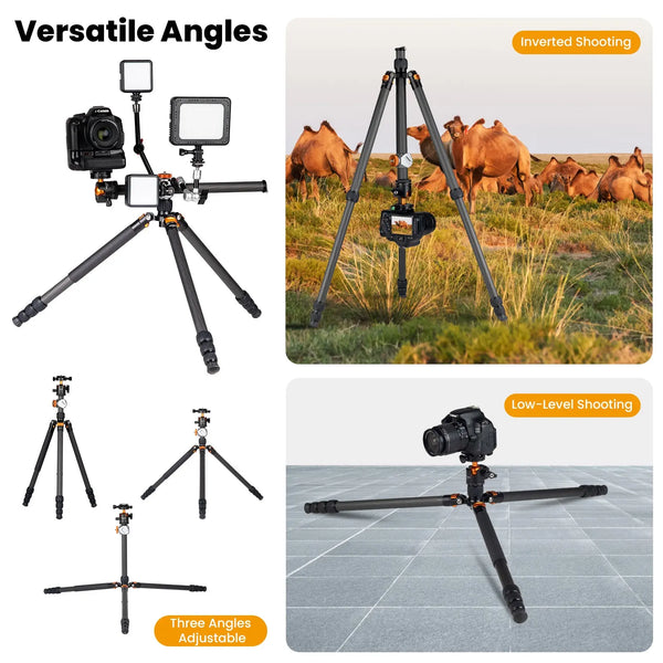 H11X Carbon Fiber Tripod + MC-H01 Infinity Cube TARION