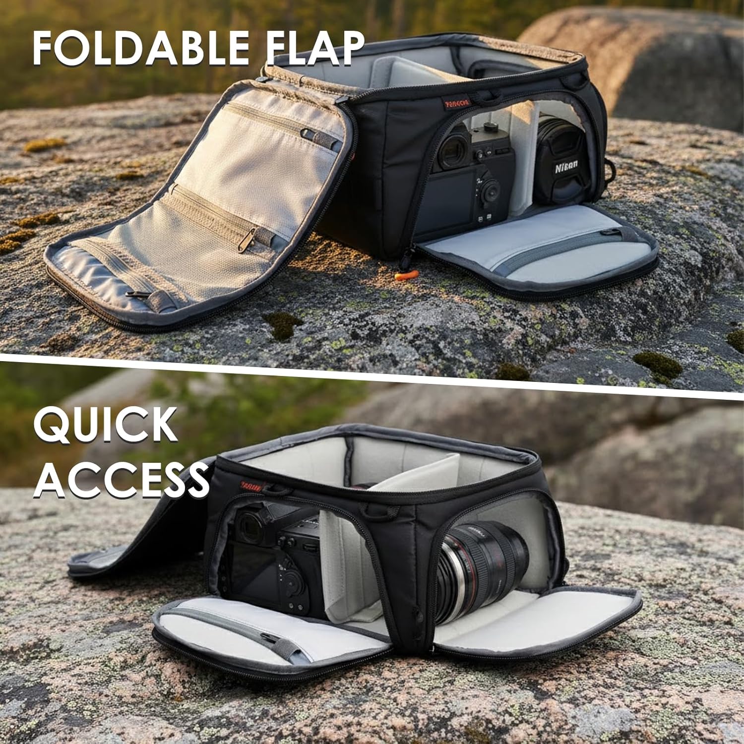 TARION Padded Camera Insert Bag - ShellCore Series