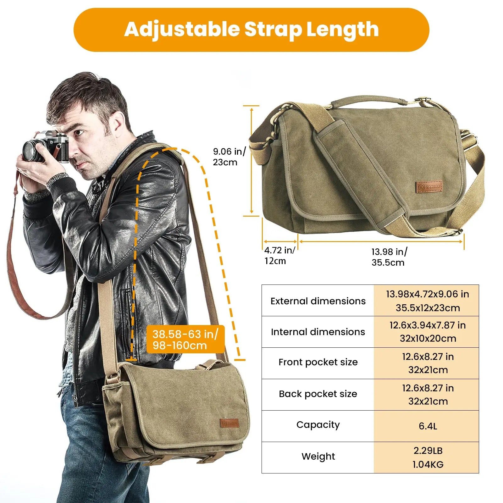 RS-01 Camera Shoulder Bag TARION