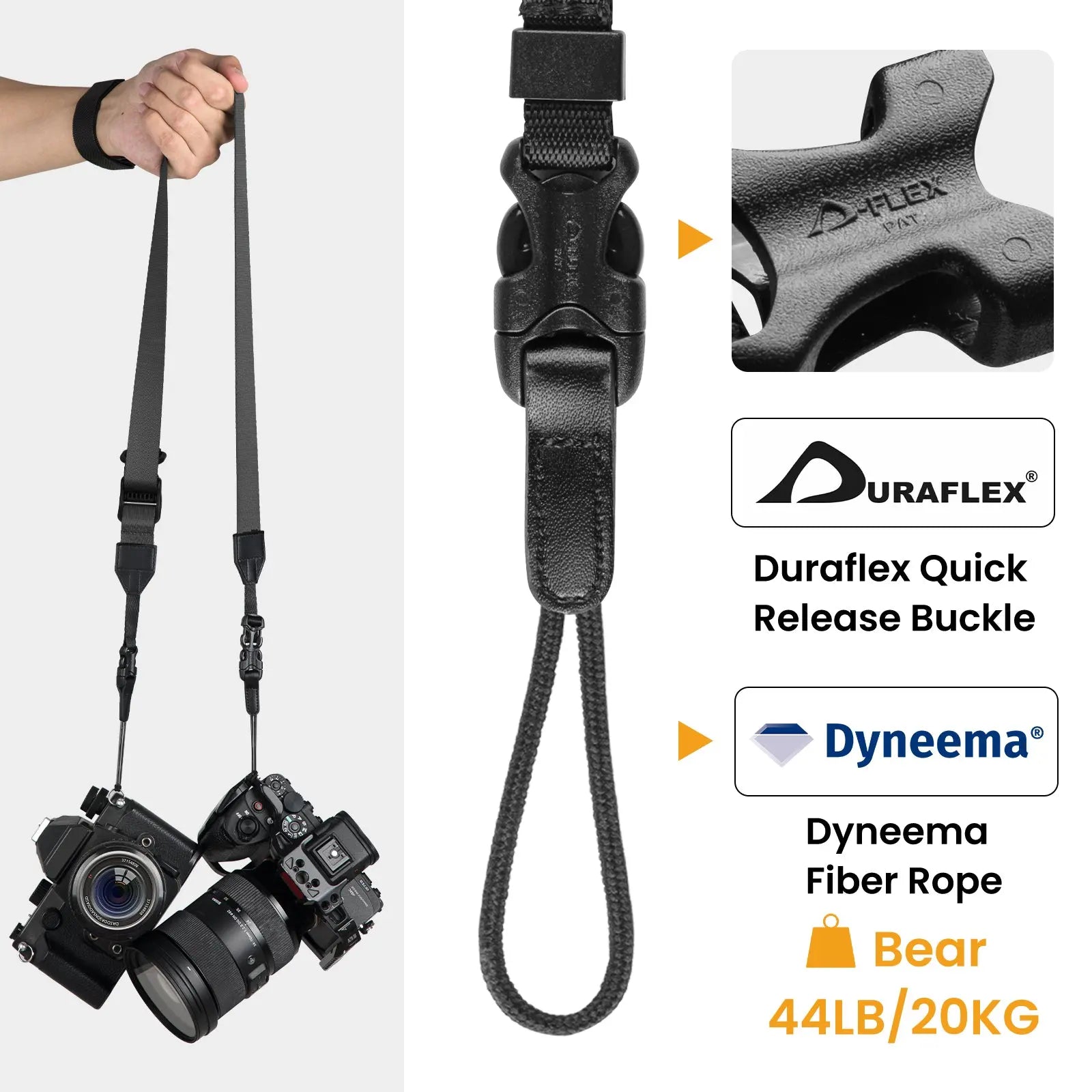 MB01 4-in-1 Camera Strap Black/Blue/Green TARION