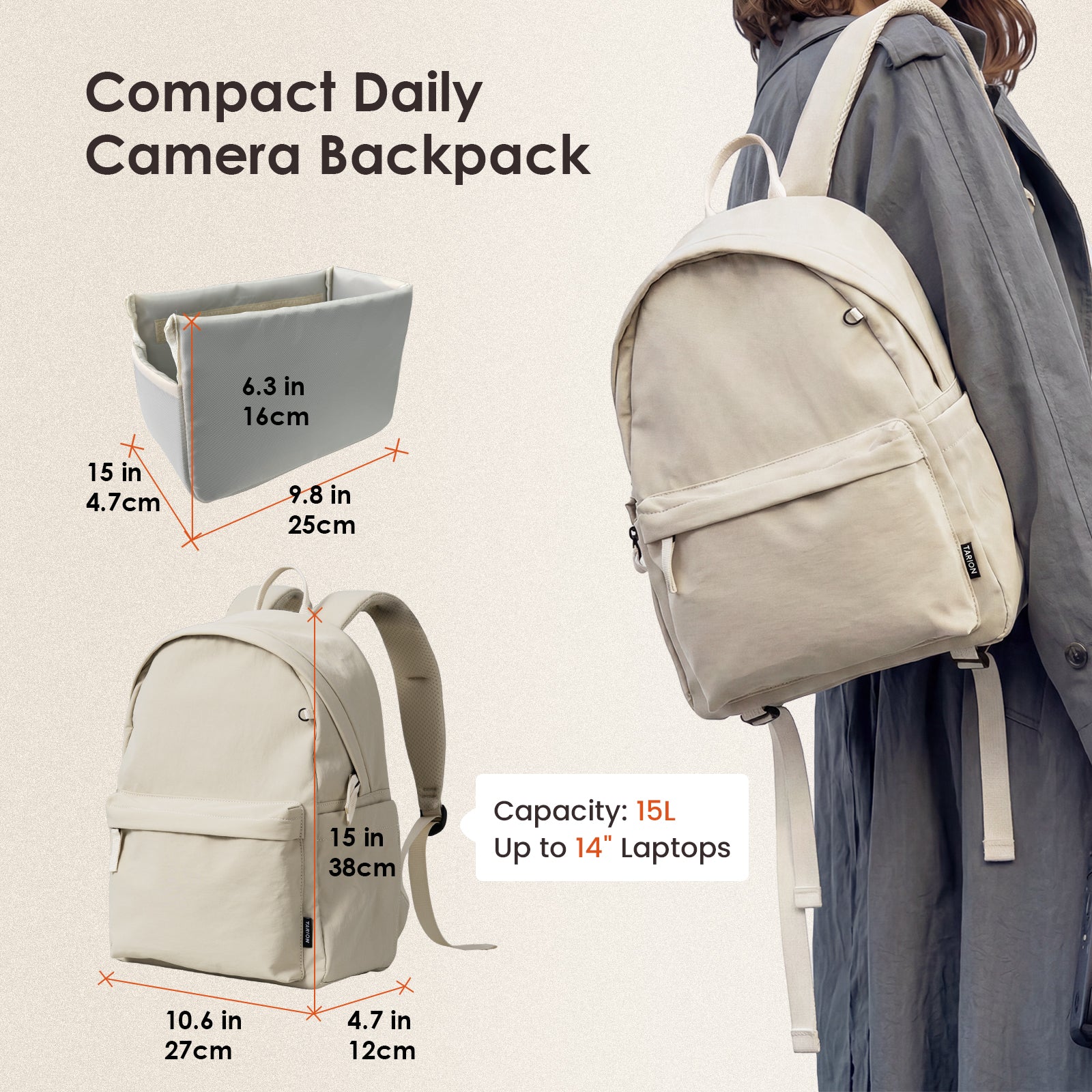 NOCE LT Urban Photography Daypack