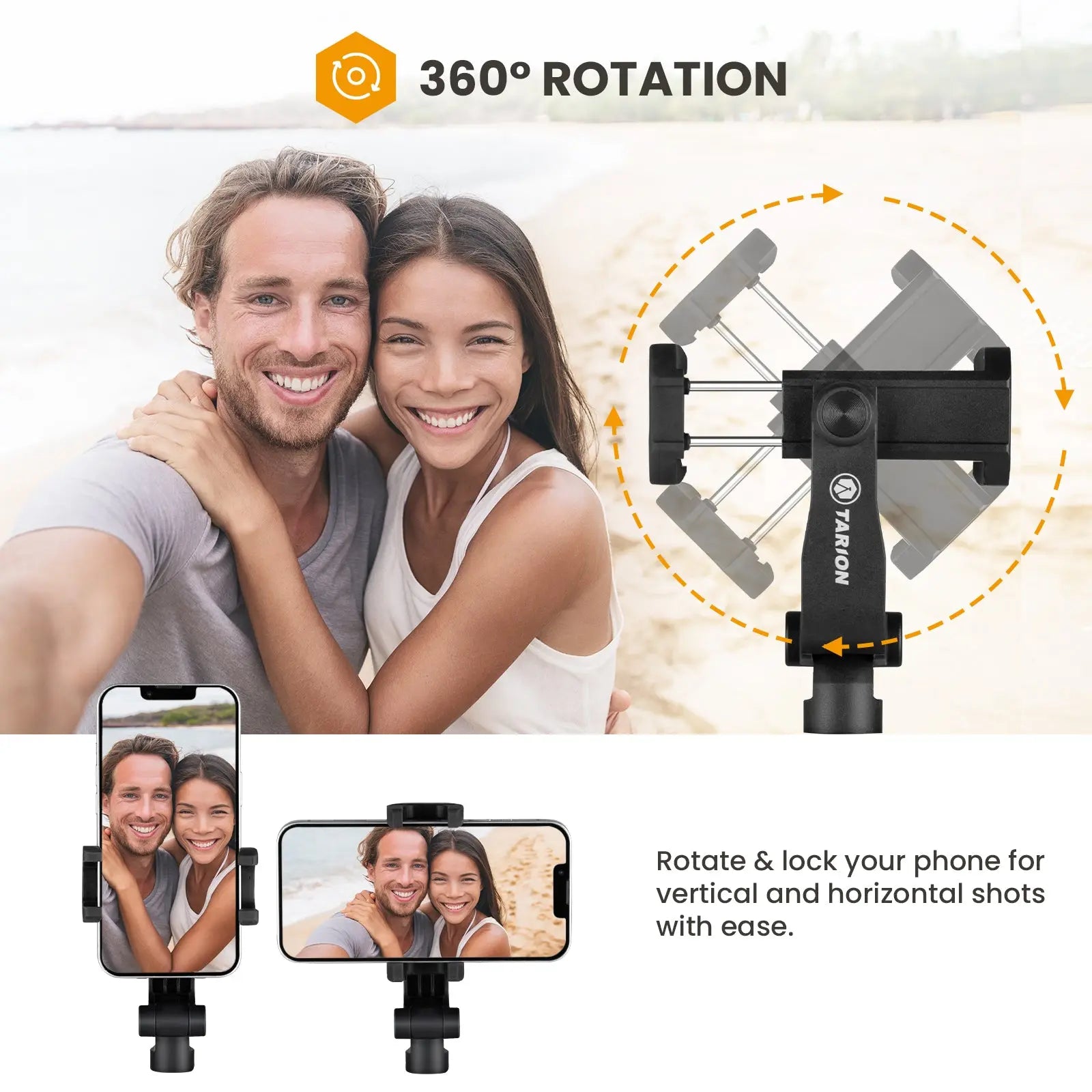 HCV-01 Smartphone Clamp | Horizontal Vertical Tilt TARION