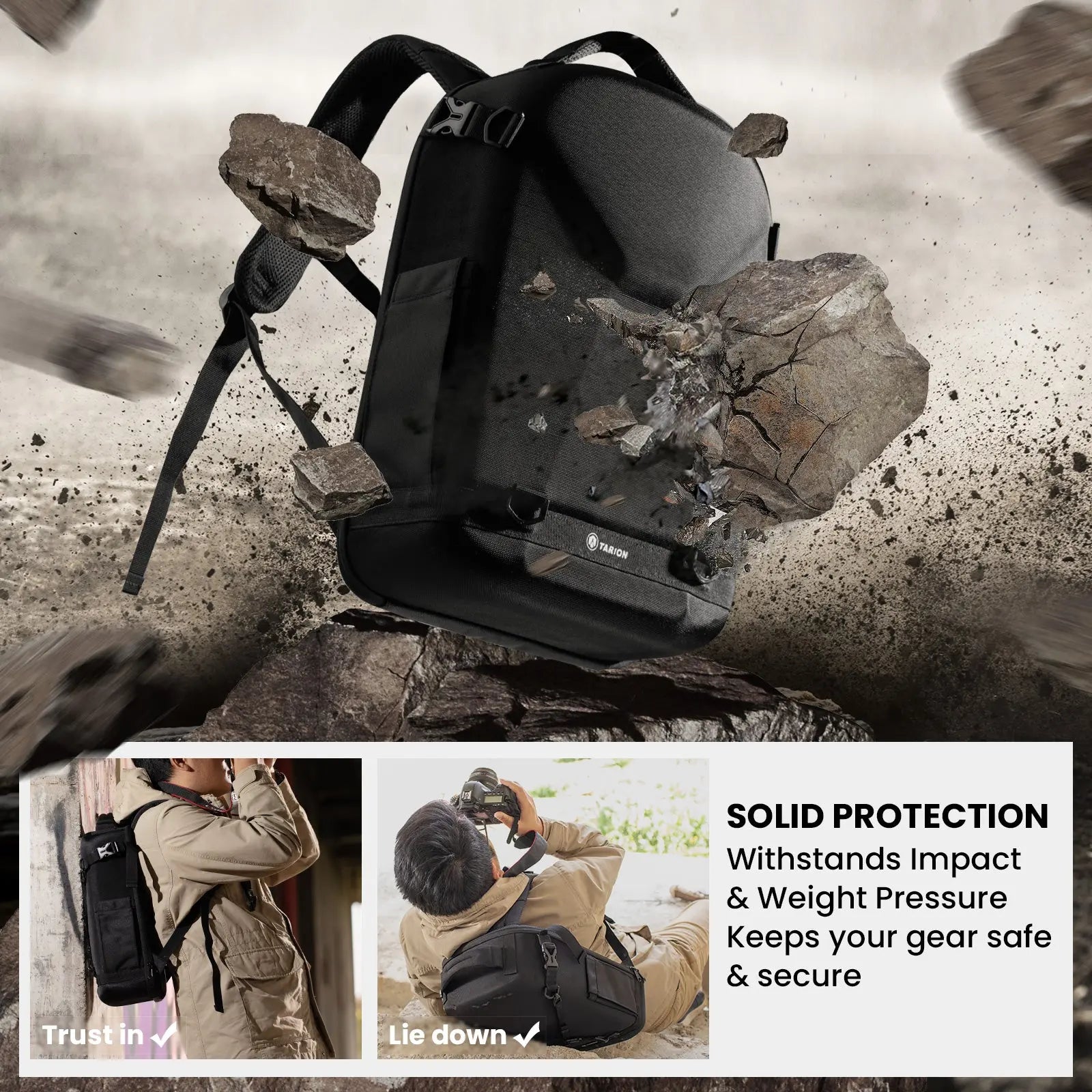 TR-H Camera Backpack Hard Shell Series TARION
