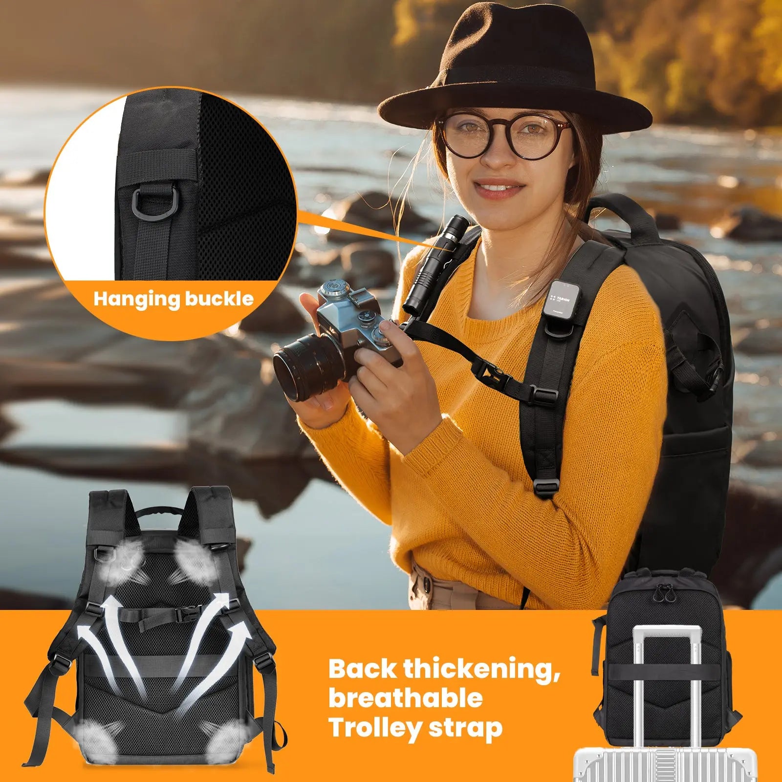 TR-L Camera Backpack Slim TARION