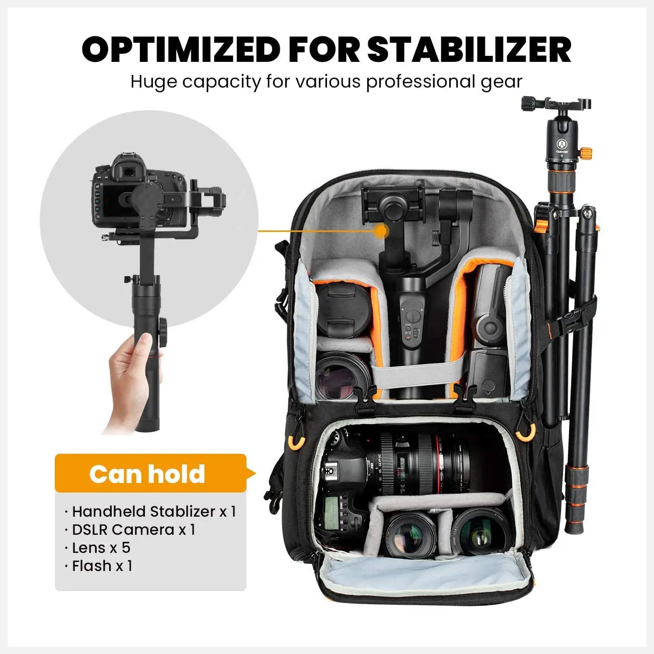 PB-L Professional Camera Backpack TARION