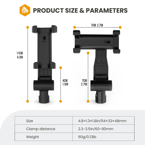 HCV-01 Smartphone Clamp | Horizontal Vertical Tilt TARION