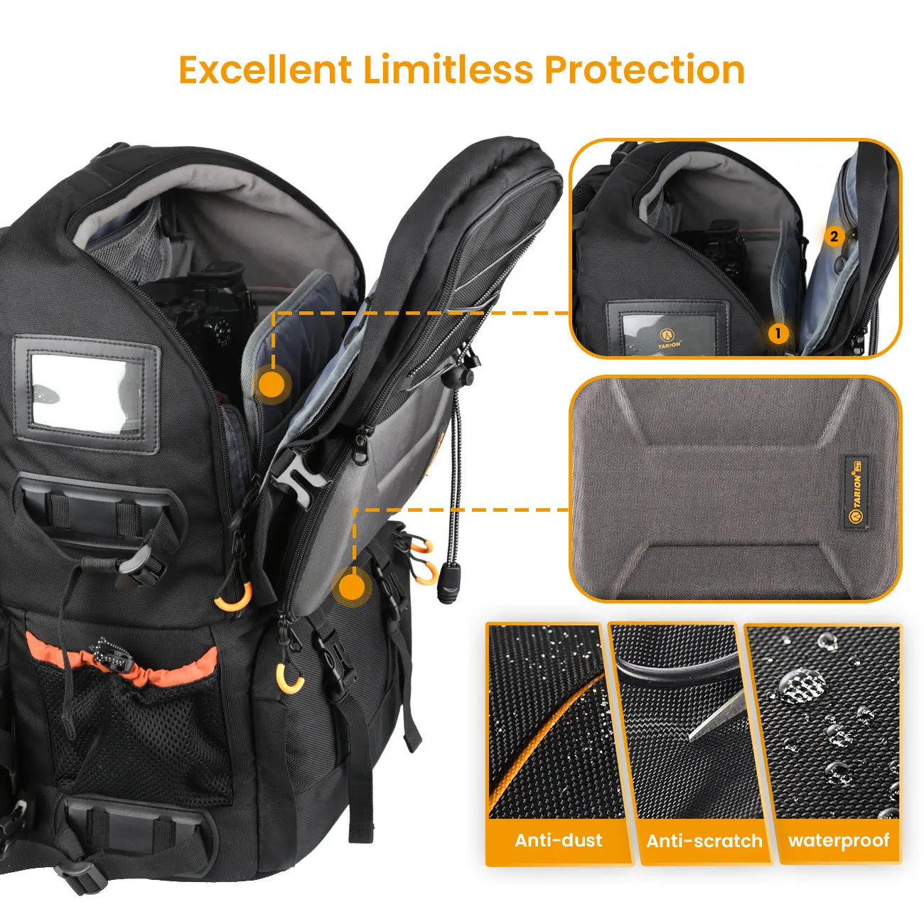 PB-01 Professional Camera Backpack TARION