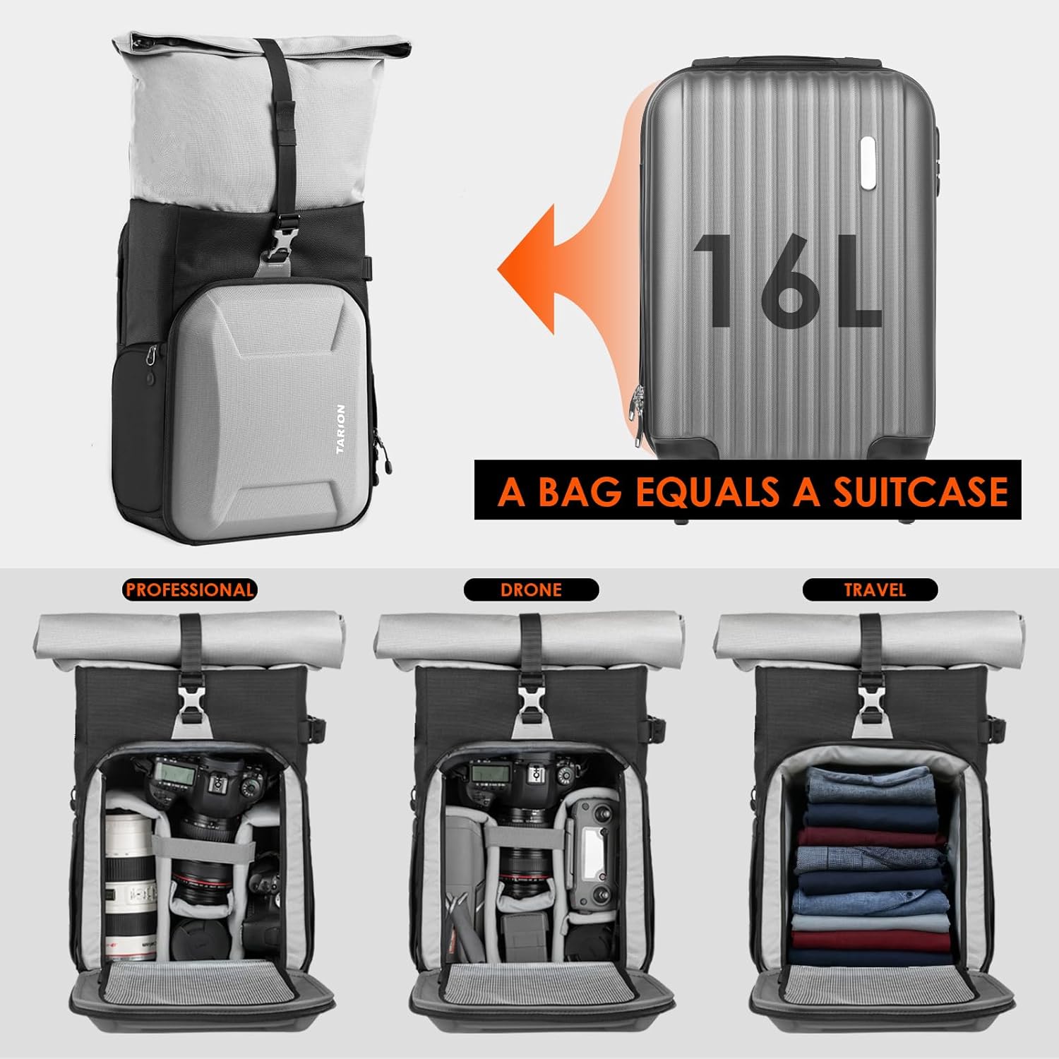 Mochila rígida para cámara XH