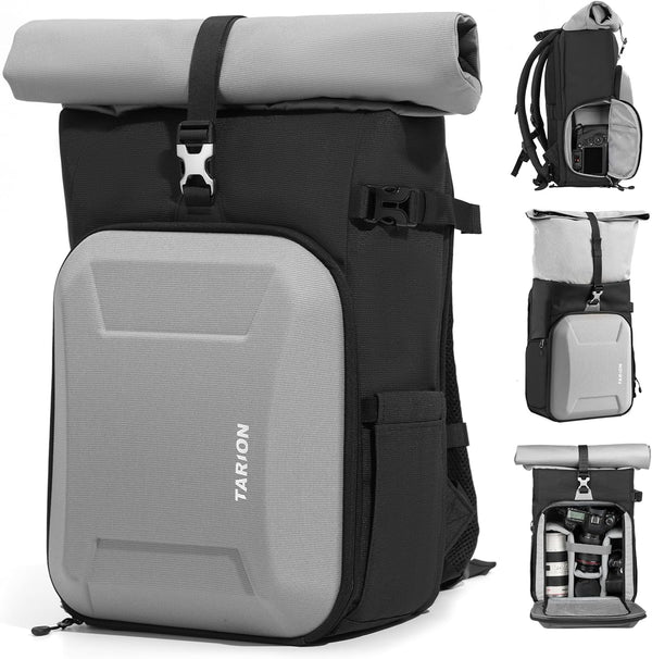 TARION Camera Rugzak Waterdichte Camera Rugzak Camera Tas Rugzak Grote Fotografie Rugzak Zijtoegang met 15,6 Laptop Compartiment en Rin Cover voor SLR DSLR Camera's en Lenzen, Zwart, XL TARION Camera Rugzak Waterdichte Camera Rugzak Camera Tas Rugzak Grote Fotografie Rugzak Zijtoegang met 15,6 Laptop Compartiment en Rin Cover voor SLR DSLR Camera's en Lenzen, Zwart, XL