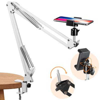 1/4" Thread Universal Cantilever Arm Mount Kit (White)