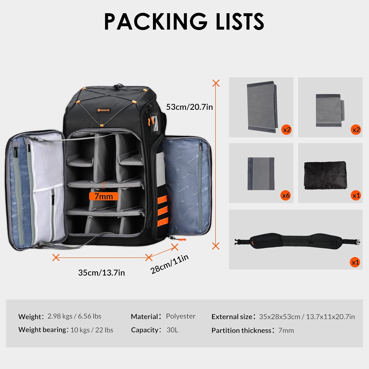 30L FPV Drone Backpack