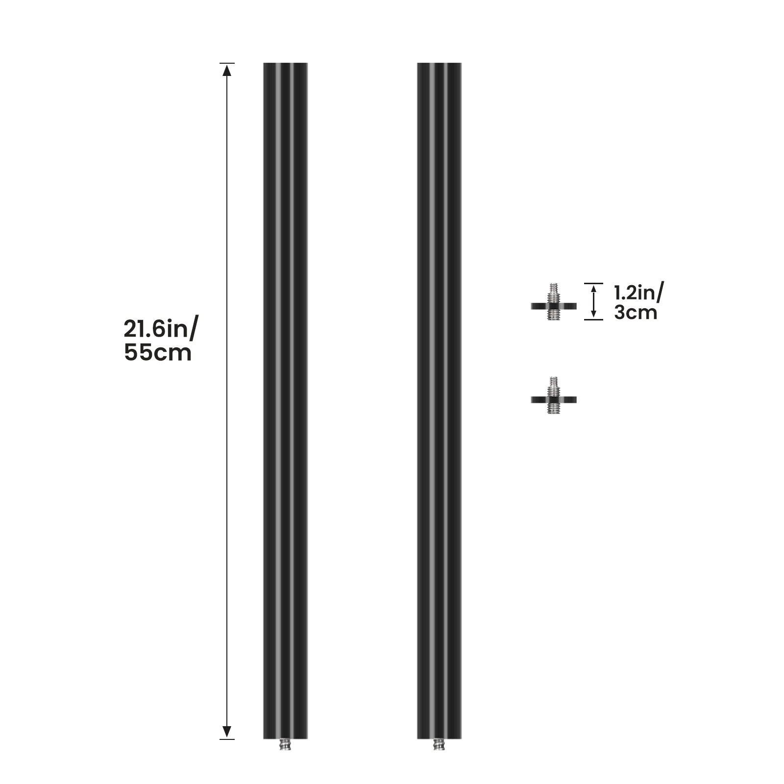 Titanrig Cart Accessory: Base Rod 110 CM