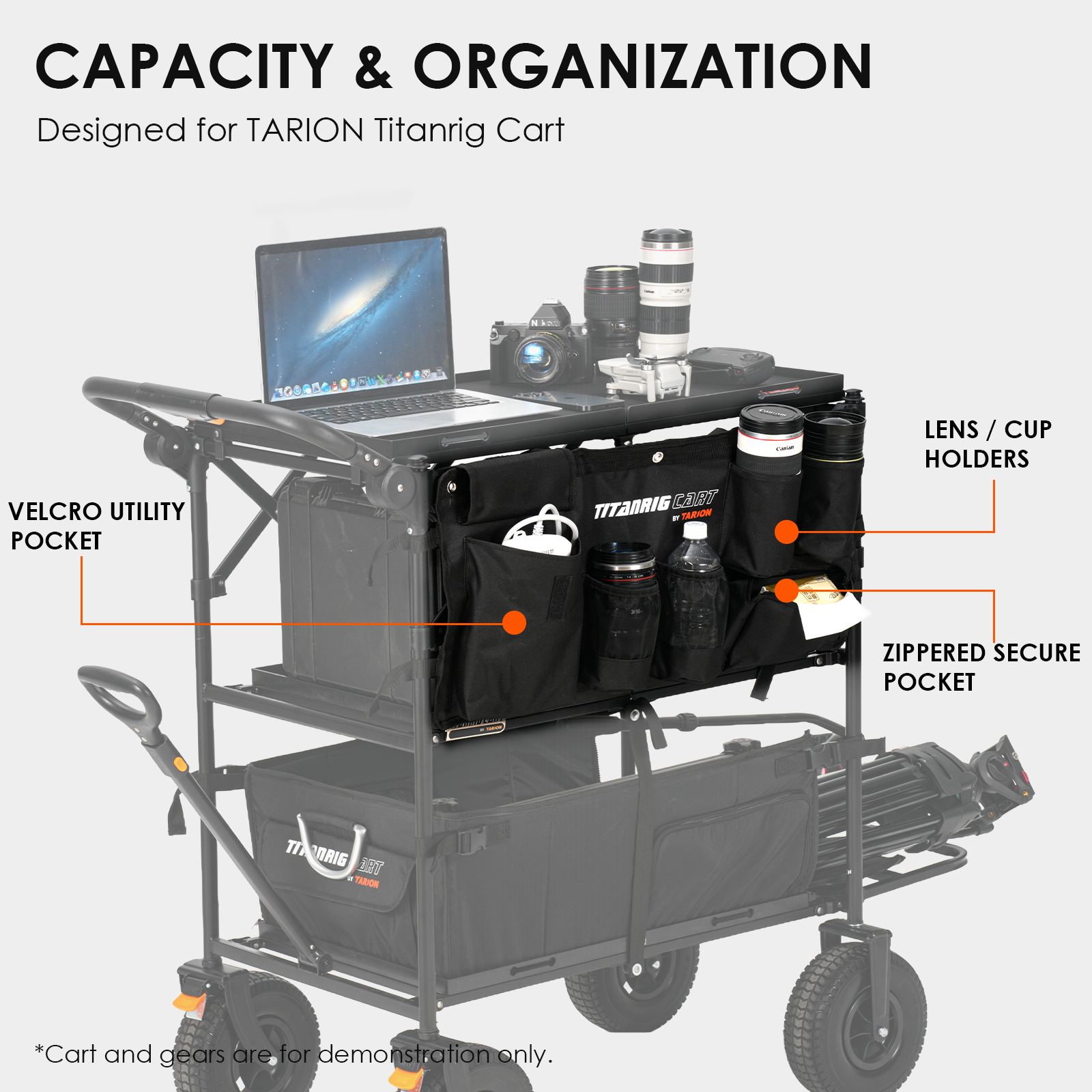 Saddle Bag for Titanrig Cart Base