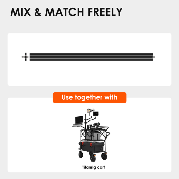 Titanrig Cart Accessory: Mounting Rod 110 CM