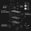 Titanrig Cart Accessory: Mounting Rod 110 CM