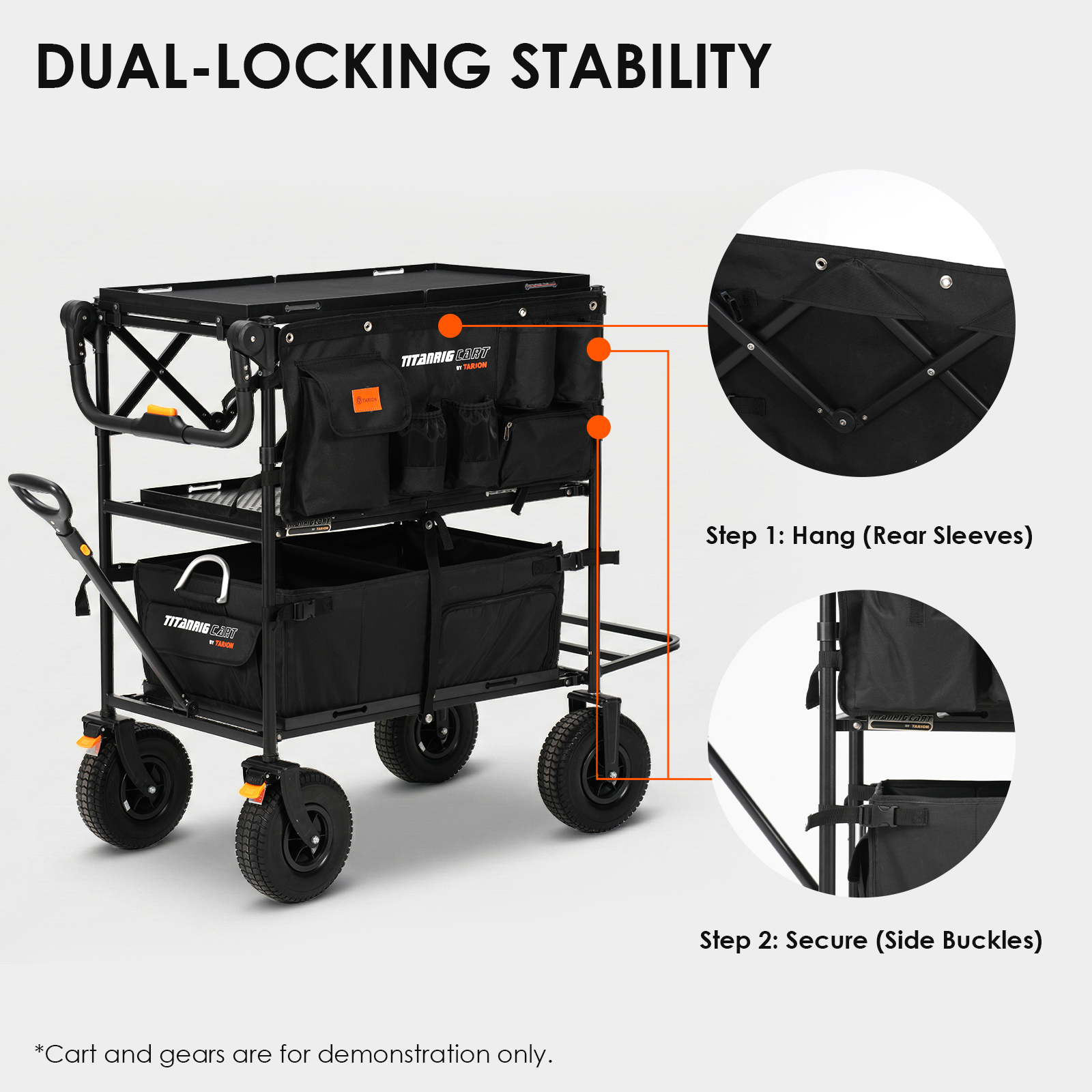 Saddle Bag for Titanrig Cart Base