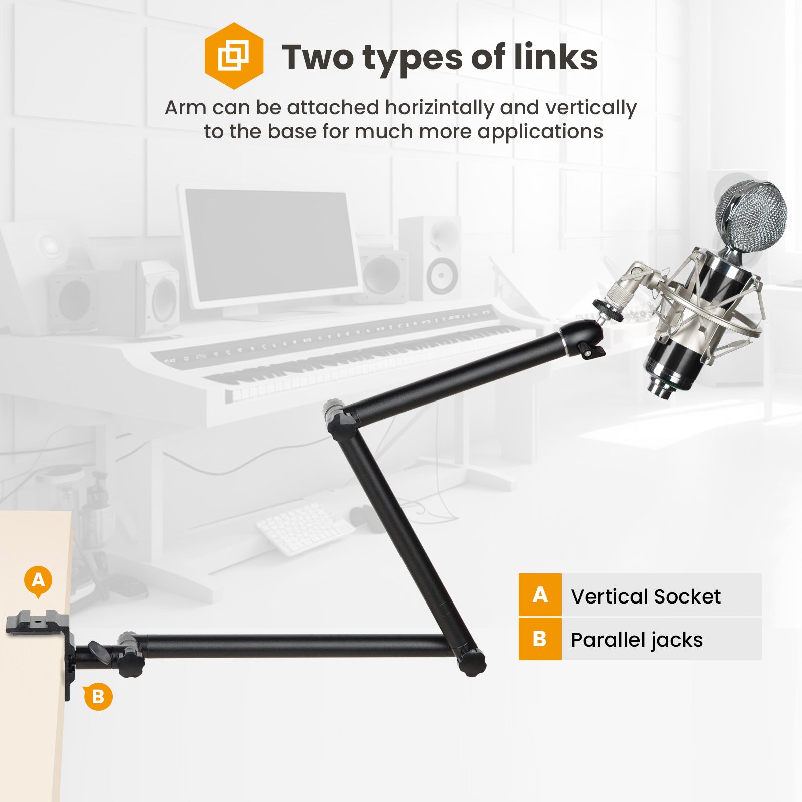 Soporte superior para montaje en escritorio para cámara TKB-01 