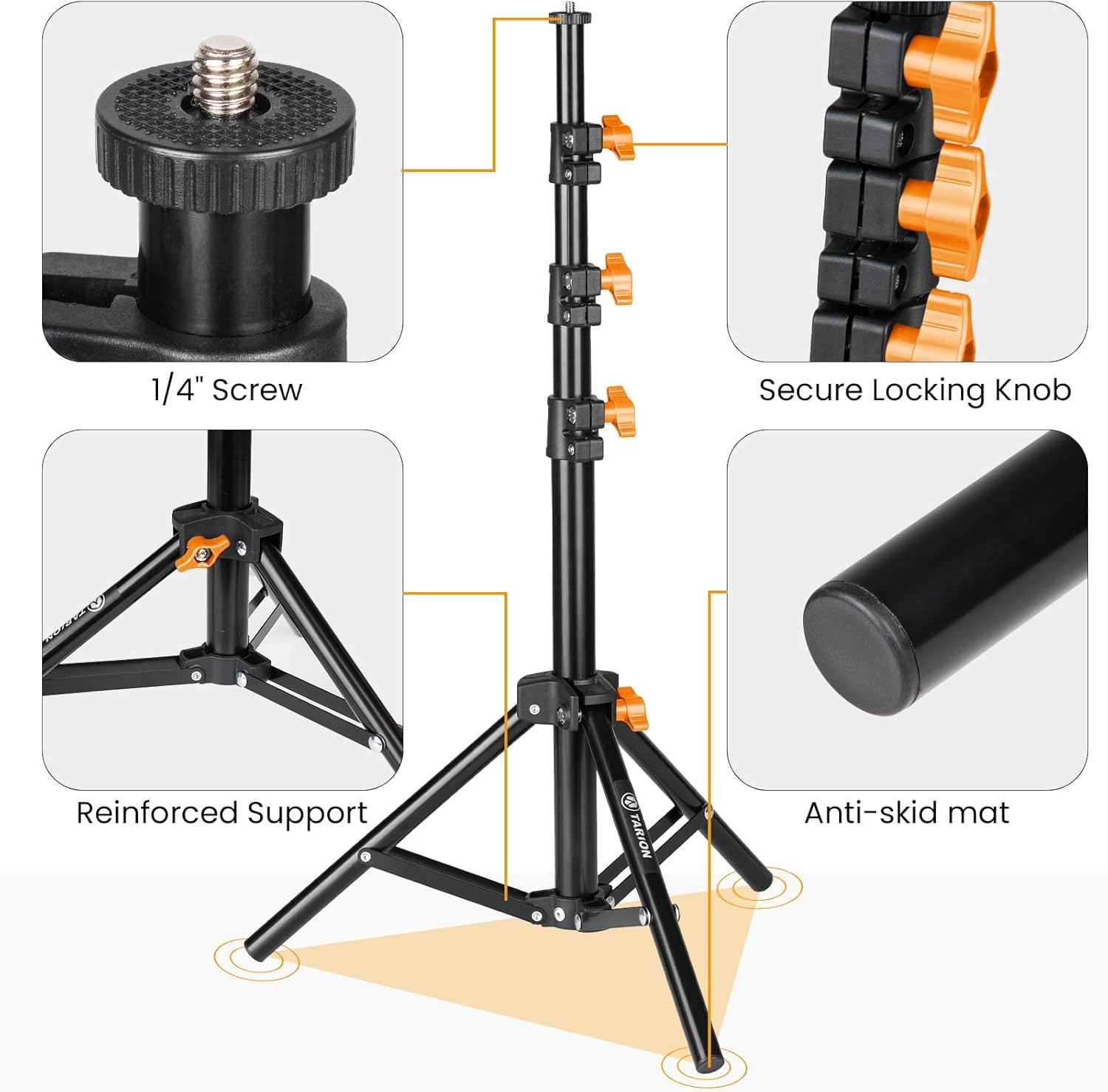 TLS-01 Soporte de Luz Portátil 130 CM 