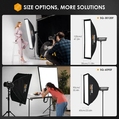 SOFTBEAM Quick-Fold Rectangular Softbox TARION