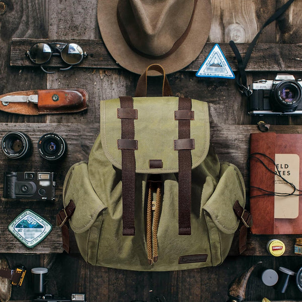 Canvas Camera Backpack Michael