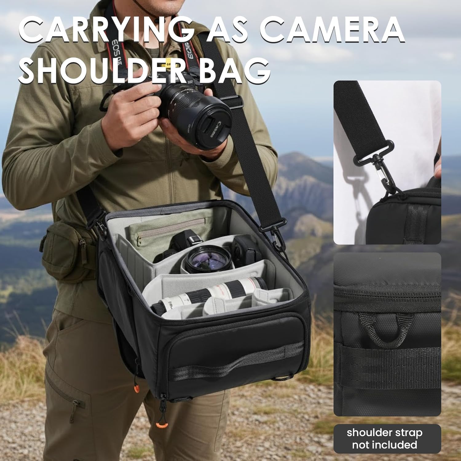 TARION Padded Camera Insert Bag - ShellCore Series