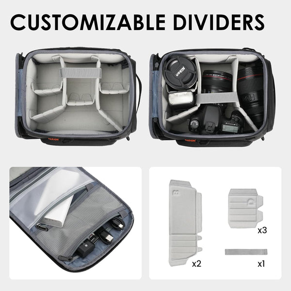 TARION Padded Camera Insert Bag - ShellCore Series