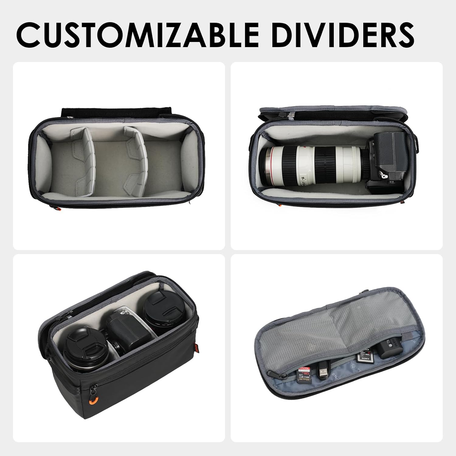 TARION Padded Camera Insert Bag - ShellCore Series