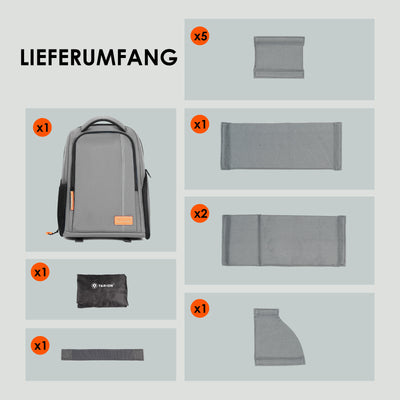 TB-04 Lightweight Camera Backpack Grey