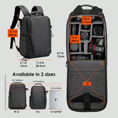 TARION TR-L Mochila para cámara delgada 