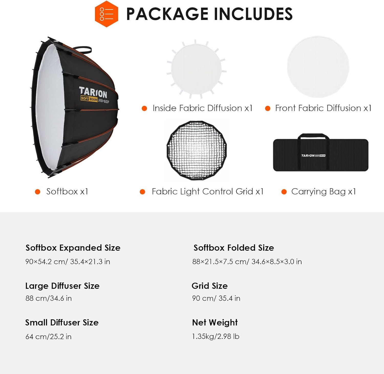 Bowens Mount Parabolic Softbox