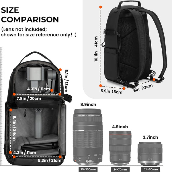 TR-S Camera Backpack Sling Bag