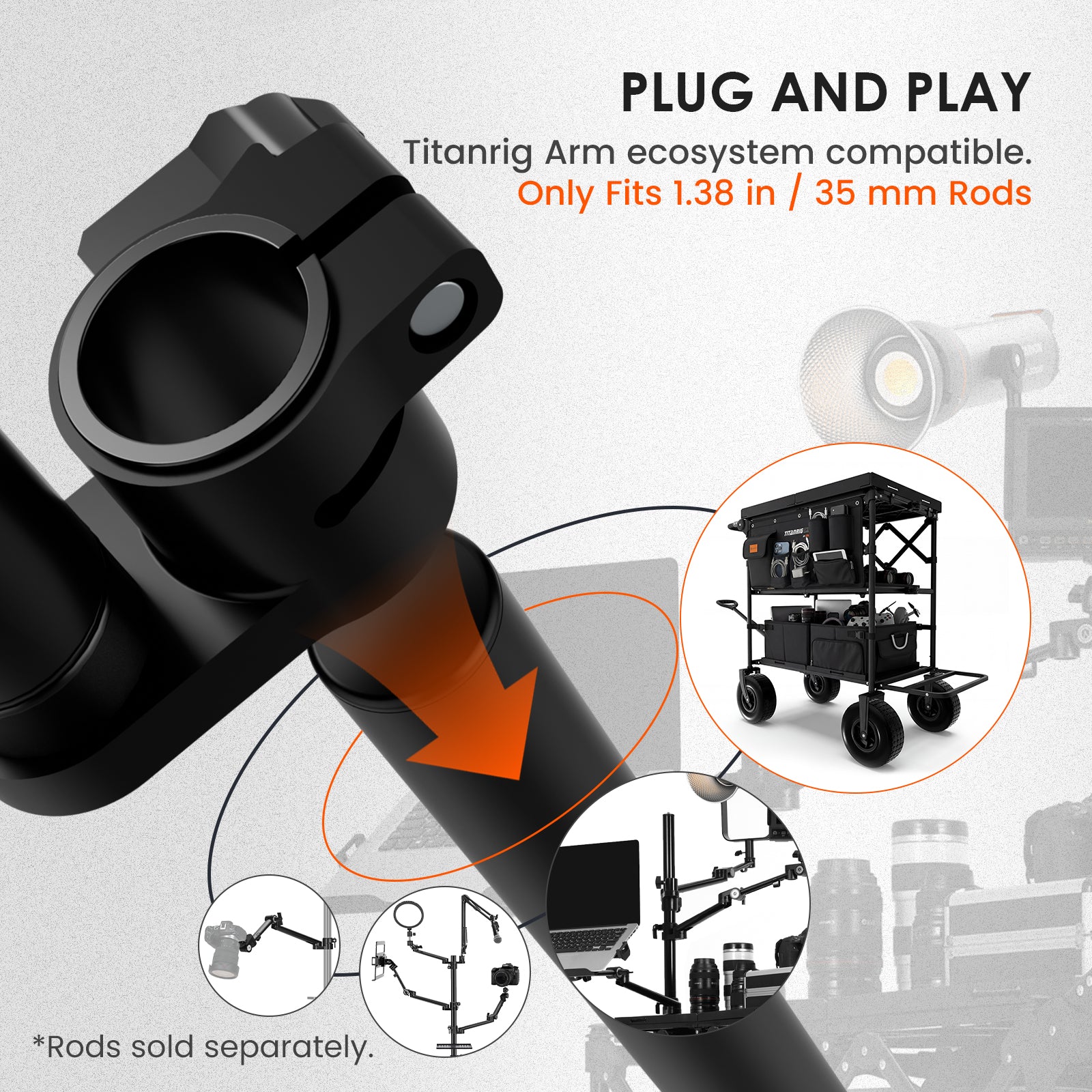 Titanrig Arm W Modular Overhead Camera Mount(Pre-order)