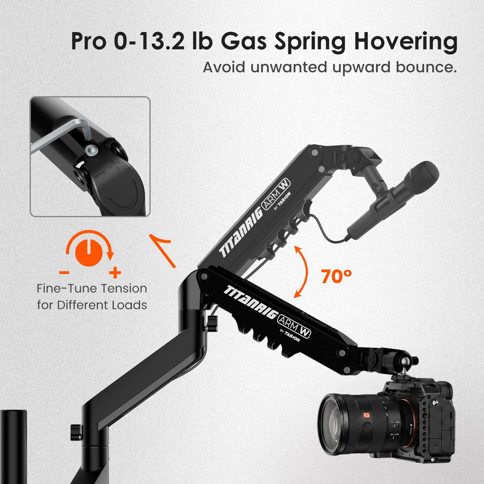 Titanrig Arm W Modular Overhead Camera Mount(Pre-order)